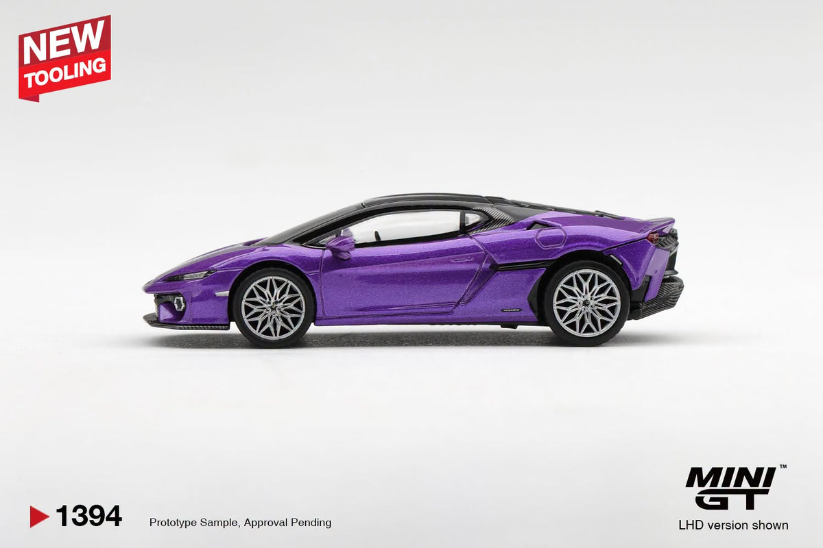 [PRE-ORDER] MINI GT Lamborghini Temerario Viola Pasifae MGT01394 1/64 Diecast