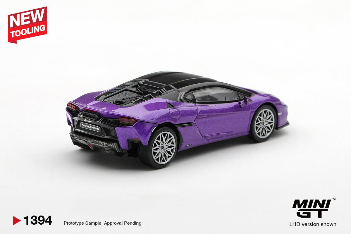 [PRE-ORDER] MINI GT Lamborghini Temerario Viola Pasifae MGT01394 1/64 Diecast