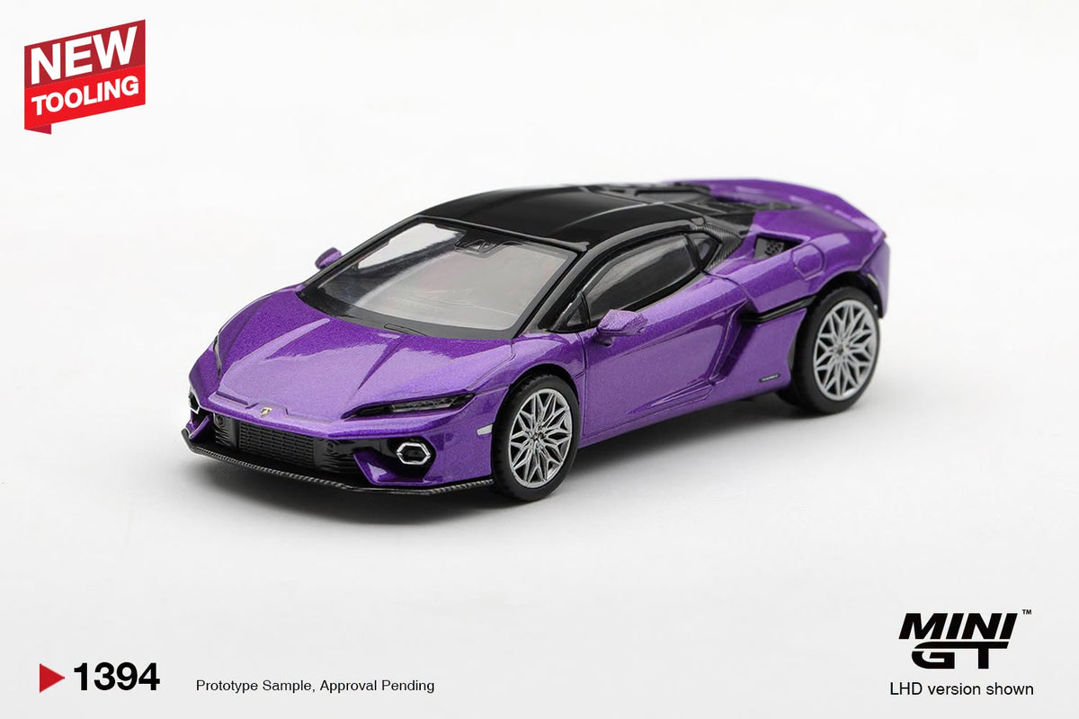 [PRE-ORDER] MINI GT Lamborghini Temerario Viola Pasifae MGT01394 1/64 Diecast