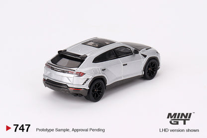 Mini GT Lamborghini Urus Performante Grigio Nimbus MGT00747 1/64 Diecast
