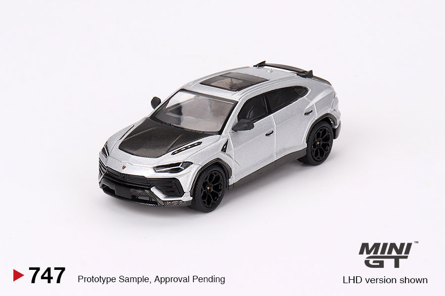 Mini GT Lamborghini Urus Performante Grigio Nimbus MGT00747 1/64 Diecast