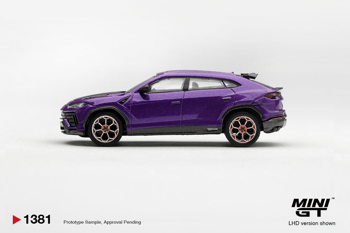[Pre-Order] Mini GT Lamborghini Urus Performante Viola Pasifae MGT01381 1/64 Diecast