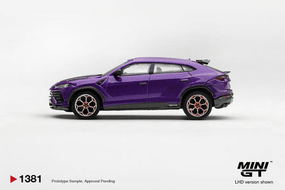 [Pre-Order] Mini GT Lamborghini Urus Performante Viola Pasifae MGT01381 1/64 Diecast