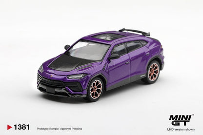 [Pre-Order] Mini GT Lamborghini Urus Performante Viola Pasifae MGT01381 1/64 Diecast