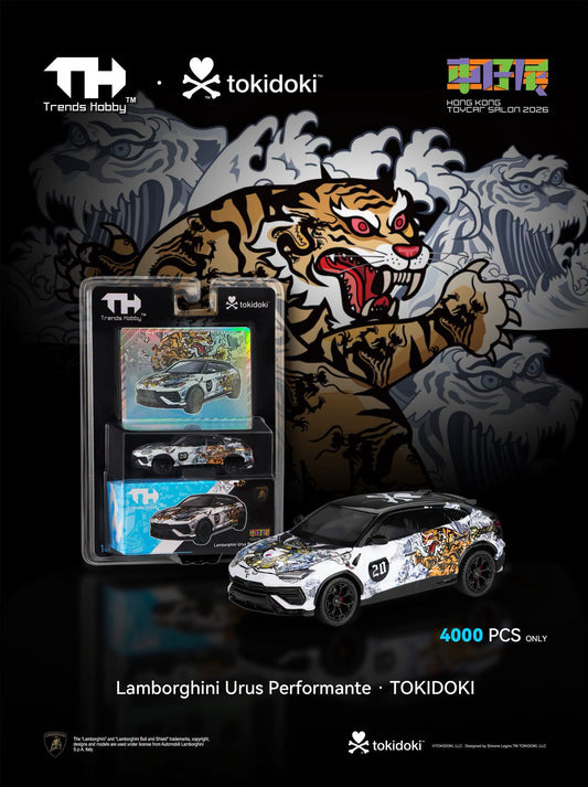 Trends Hobby Lamborghini Urus Perforrmante TOKIDOKI Hong Kong Toy Car Salon 2026 1/64 Diecast