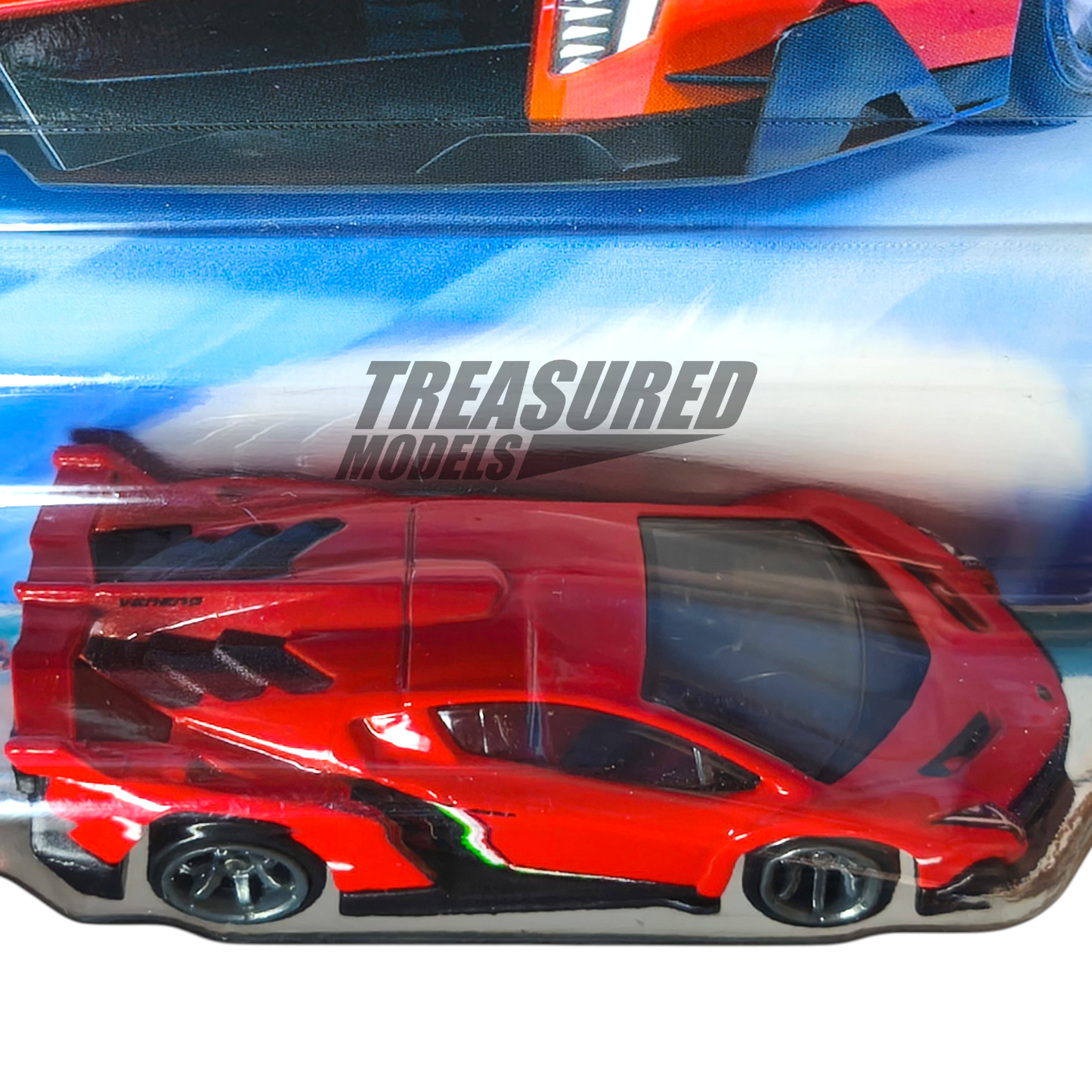 Hot Wheels Lamborghini Veneno Rosso Mars 2023 Premium Car Culture Speed Machines 1/64 Die Cast
