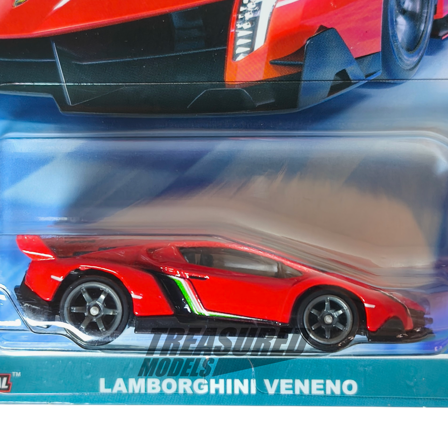 Hot Wheels Lamborghini Veneno Rosso Mars 2023 Premium Car Culture Speed Machines 1/64 Die Cast