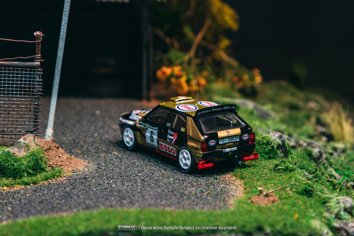 TARMAC WORKS Lancia Delta HF Integrale ECR Piancavallo Rally 1993 Winner Piero Longhi Maurizio Imerito T64-049-93PIR06 1/64 Diecast