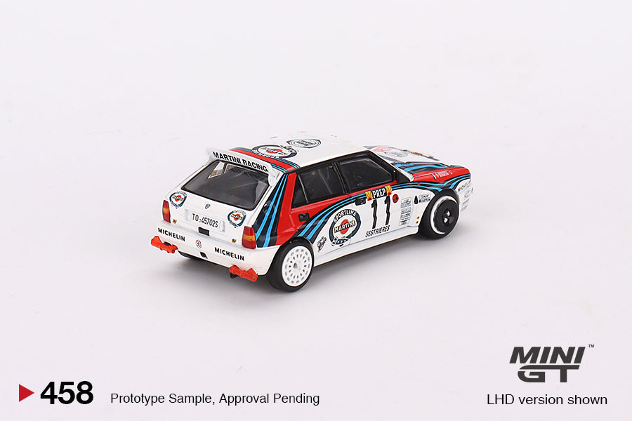 Mini GT Lancia Delta HF Integrale Evoluzione 1992 Rally MonteCarlo Martini Racing 4 Cars Set MGTS0002 1/64 Diecast