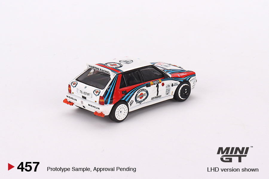 Mini GT Lancia Delta HF Integrale Evoluzione 1992 Rally MonteCarlo Martini Racing 4 Cars Set MGTS0002 1/64 Diecast