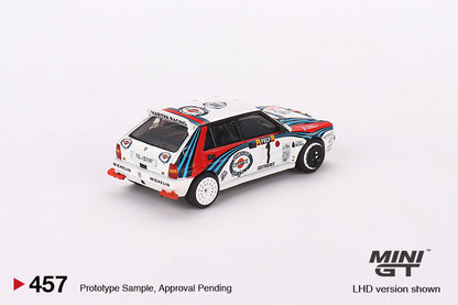 Mini GT Lancia Delta HF Integrale Evoluzione 1992 Rally MonteCarlo Martini Racing 4 Cars Set MGTS0002 1/64 Diecast