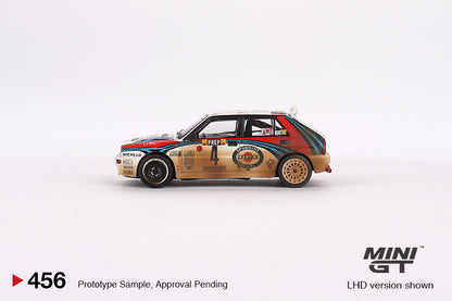 Mini GT Lancia Delta HF Integrale Evoluzione 1992 Rally MonteCarlo Martini Racing 4 Cars Set MGTS0002 1/64 Diecast
