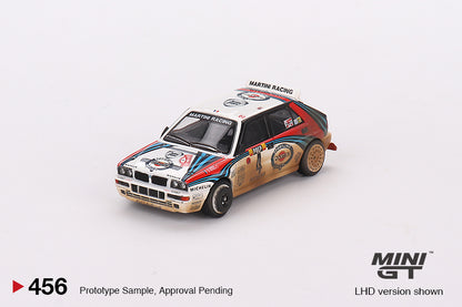 Mini GT Lancia Delta HF Integrale Evoluzione 1992 Rally MonteCarlo Martini Racing 4 Cars Set MGTS0002 1/64 Diecast