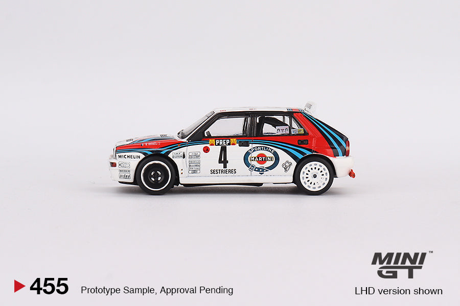 Mini GT Lancia Delta HF Integrale Evoluzione 1992 Rally MonteCarlo Martini Racing 4 Cars Set MGTS0002 1/64 Diecast