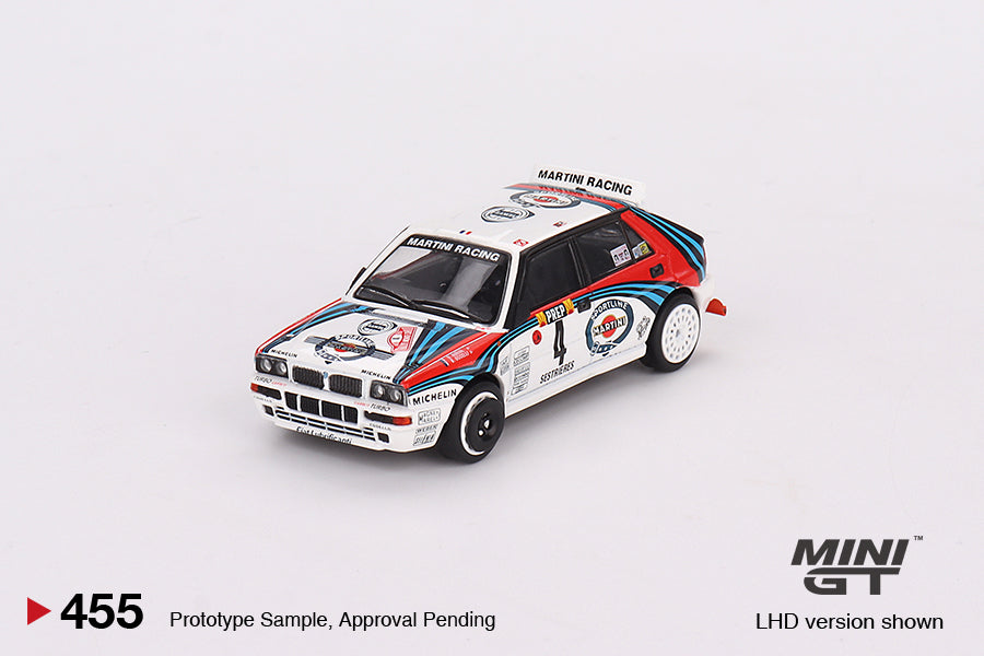 Mini GT Lancia Delta HF Integrale Evoluzione 1992 Rally MonteCarlo Martini Racing 4 Cars Set MGTS0002 1/64 Diecast