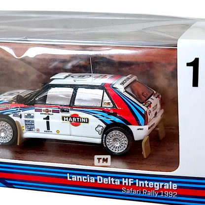 Tarmac Works Lancia Delta HF Integrale Safari Rally 1992 Juha Kankkunen Juha Piironen T64-049-92SAF01 1/64 Diecast