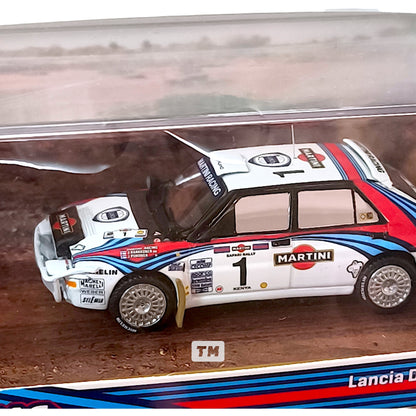 Tarmac Works Lancia Delta HF Integrale Safari Rally 1992 Juha Kankkunen Juha Piironen T64-049-92SAF01 1/64 Diecast