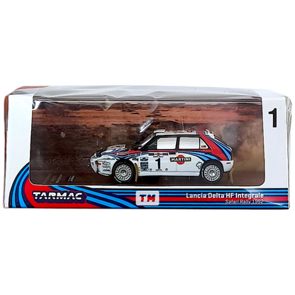 Tarmac Works Lancia Delta HF Integrale Safari Rally 1992 Juha Kankkunen Juha Piironen T64-049-92SAF01 1/64 Diecast