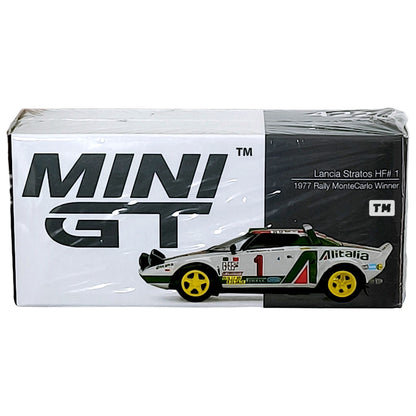 Mini GT Lancia Stratos HF 1977 Rally MonteCarlo Winner #1 MGT00422 1/64 Diecast