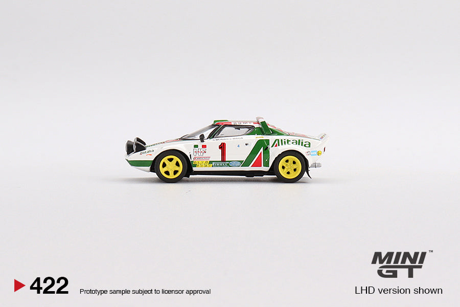 Mini GT Lancia Stratos HF 1977 Rally MonteCarlo Winner #1 MGT00422 1/64 Diecast