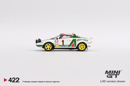 Mini GT Lancia Stratos HF 1977 Rally MonteCarlo Winner #1 MGT00422 1/64 Diecast