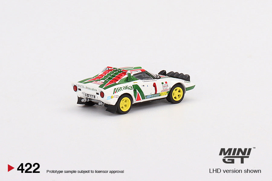 Mini GT Lancia Stratos HF 1977 Rally MonteCarlo Winner #1 MGT00422 1/64 Diecast