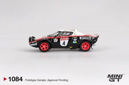 *Pre-Order* Mini GT Lancia Stratos HF #4 1978 Rally Sanremo Winner MGT01084 1/64 Die Cast