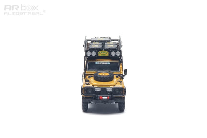 [PRE-ORDER] ALMOST REAL AR BOX Land Rover 110 Camel Trophy Workshop Unit Tanzania Burundi 1991 66 610321101 1/64 Diecast