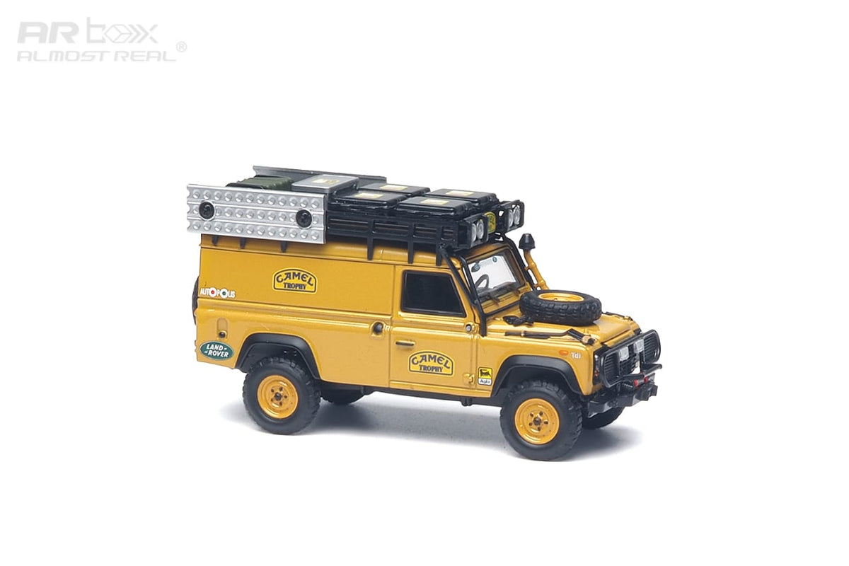 [PRE-ORDER] ALMOST REAL AR BOX Land Rover 110 Camel Trophy Workshop Unit Tanzania Burundi 1991 66 610321101 1/64 Diecast