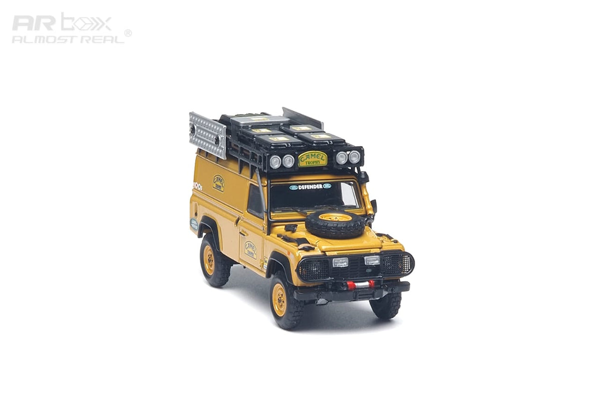 [PRE-ORDER] ALMOST REAL AR BOX Land Rover 110 Camel Trophy Workshop Unit Tanzania Burundi 1991 66 610321101 1/64 Diecast