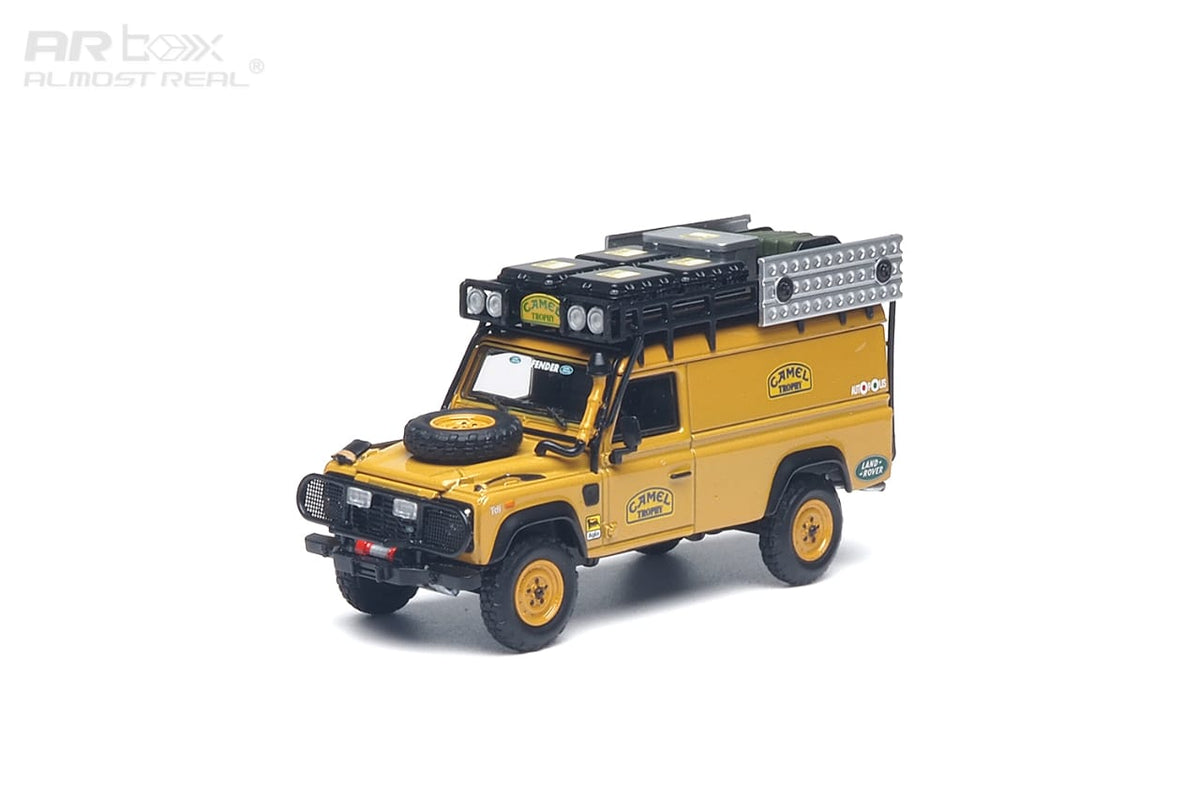 [PRE-ORDER] ALMOST REAL AR BOX Land Rover 110 Camel Trophy Workshop Unit Tanzania Burundi 1991 66 610321101 1/64 Diecast