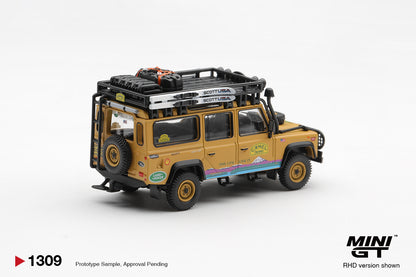 [Pre-Order] Mini GT Land Rover Defender 110 1998 Camel Trophy Tierra del Fuego CT.10 USA MGT01309 1/64 Diecast