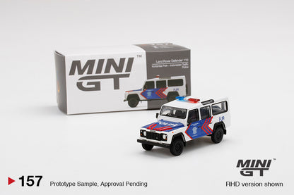 Mini GT Land Rover Defender 110 Korlantas Polri – Indonesian Traffic Police MGT00157 1/64 Diecast