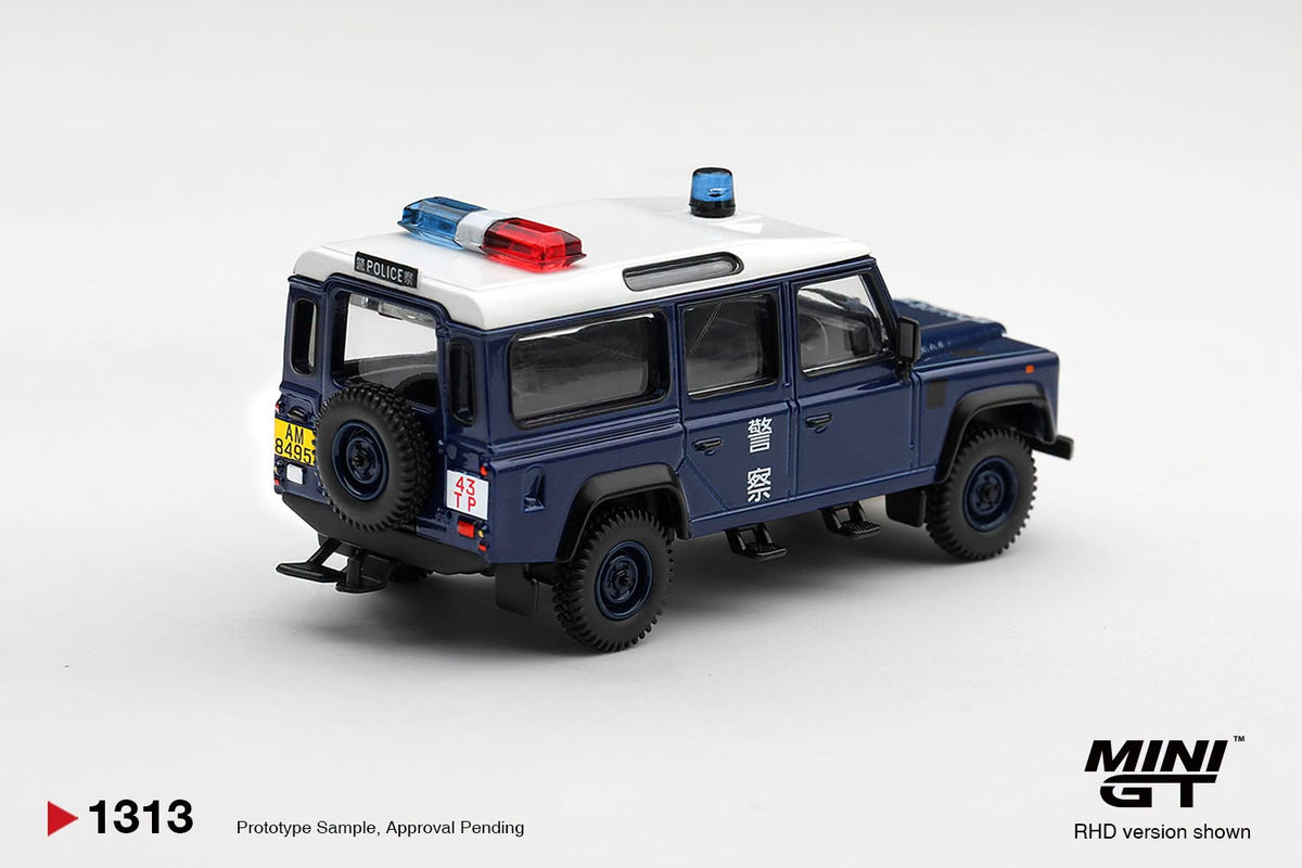 [PRE-ORDER] MINI GT Land Rover Defender 110 Royal HK Police Tai Po District HK Exclusive MGT01313-BL 1/64 Diecast