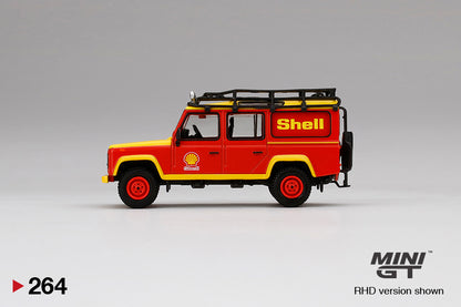 Mini GT Land Rover Defender 110 Shell Oil MGT00264 1/64 Diecast