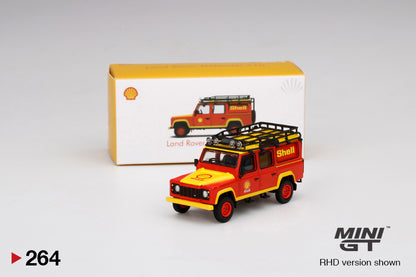 Mini GT Land Rover Defender 110 Shell Oil MGT00264 1/64 Diecast