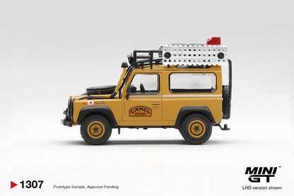 [Pre-Order] Mini GT Land Rover Defender 90 1985 Camel Trophy Borneo Team Japan MGT01307 1/64 Diecast