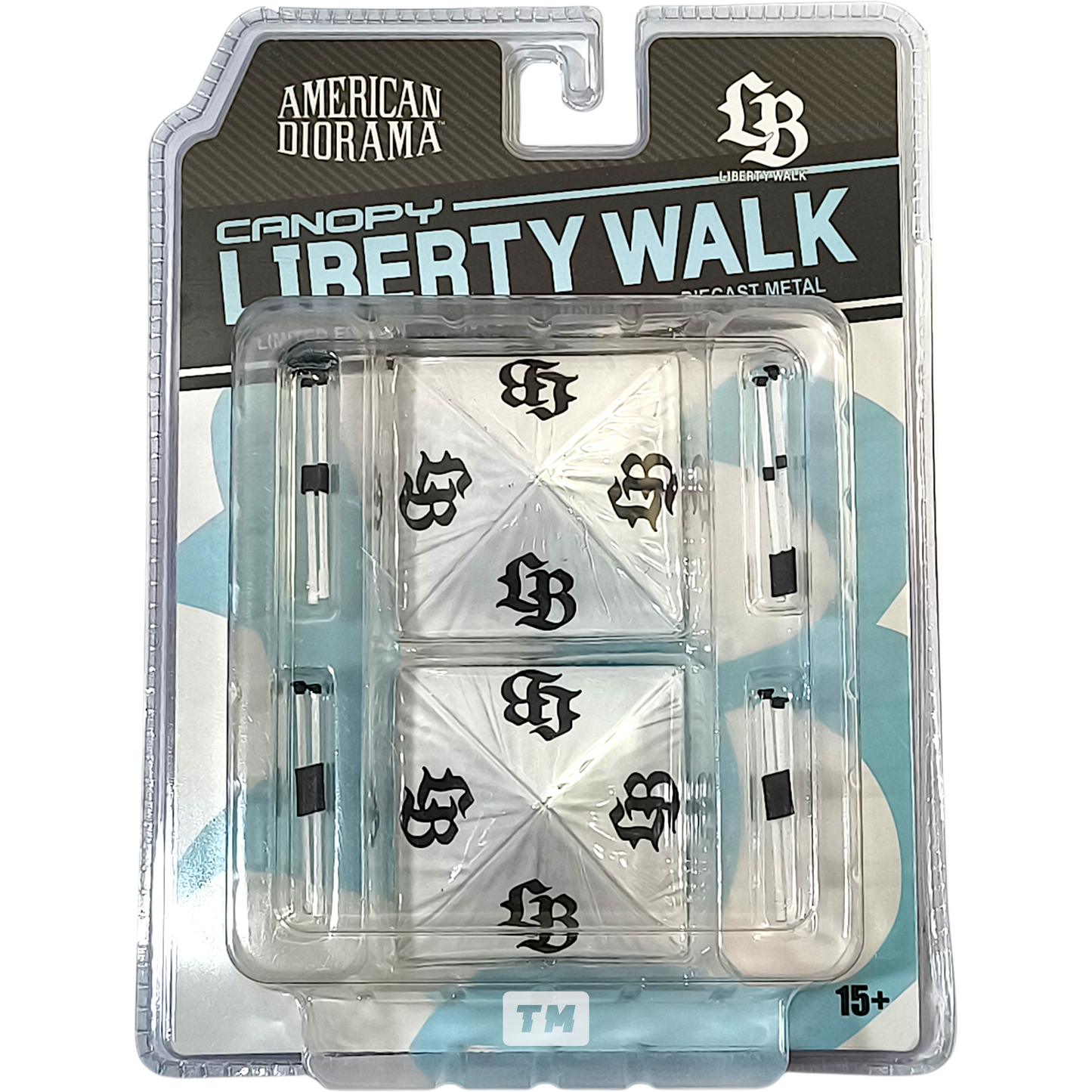 American Diorama Liberty Walk Canopy Set AD-2416 1/64 Figure