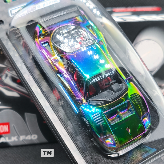 CHASE! Inno64 Liberty Walk F40 HEC 2026 IN64-DSTANDS-LB-F40 1/64 Diecast
