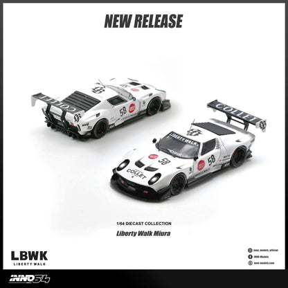 [Pre-Order] Inno64 Liberty Walk Miura GT IN64-LBMIURA-01 1/64 Diecast