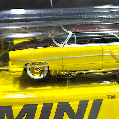 Mini GT Lincoln Capri Hot Rod 1954 Lime Yellow Blister Packaging MGT00794 1/64 Diecast