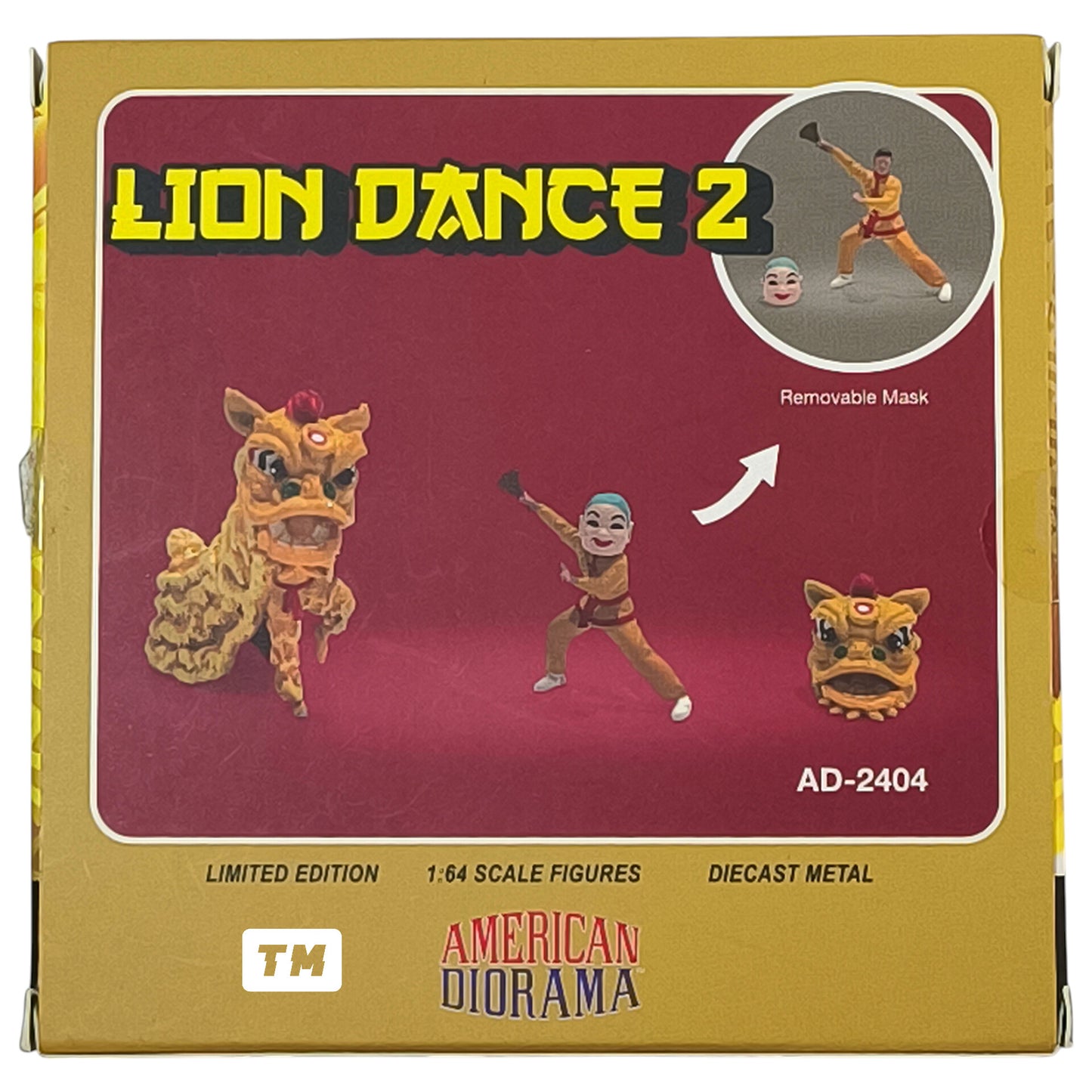 American Diorama Lion Dance 2 AD-2404 1/64 Diecast