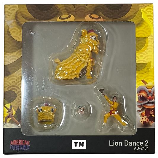 American Diorama Lion Dance 2 AD-2404 1/64 Diecast