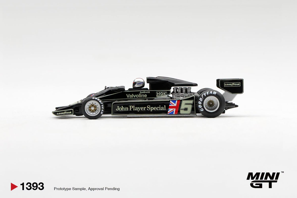 [PRE-ORDER] MINI GT Lotus 78 #5 Mario Andretti 1977 US GP West Winner MGT01393 1/64 Diecast