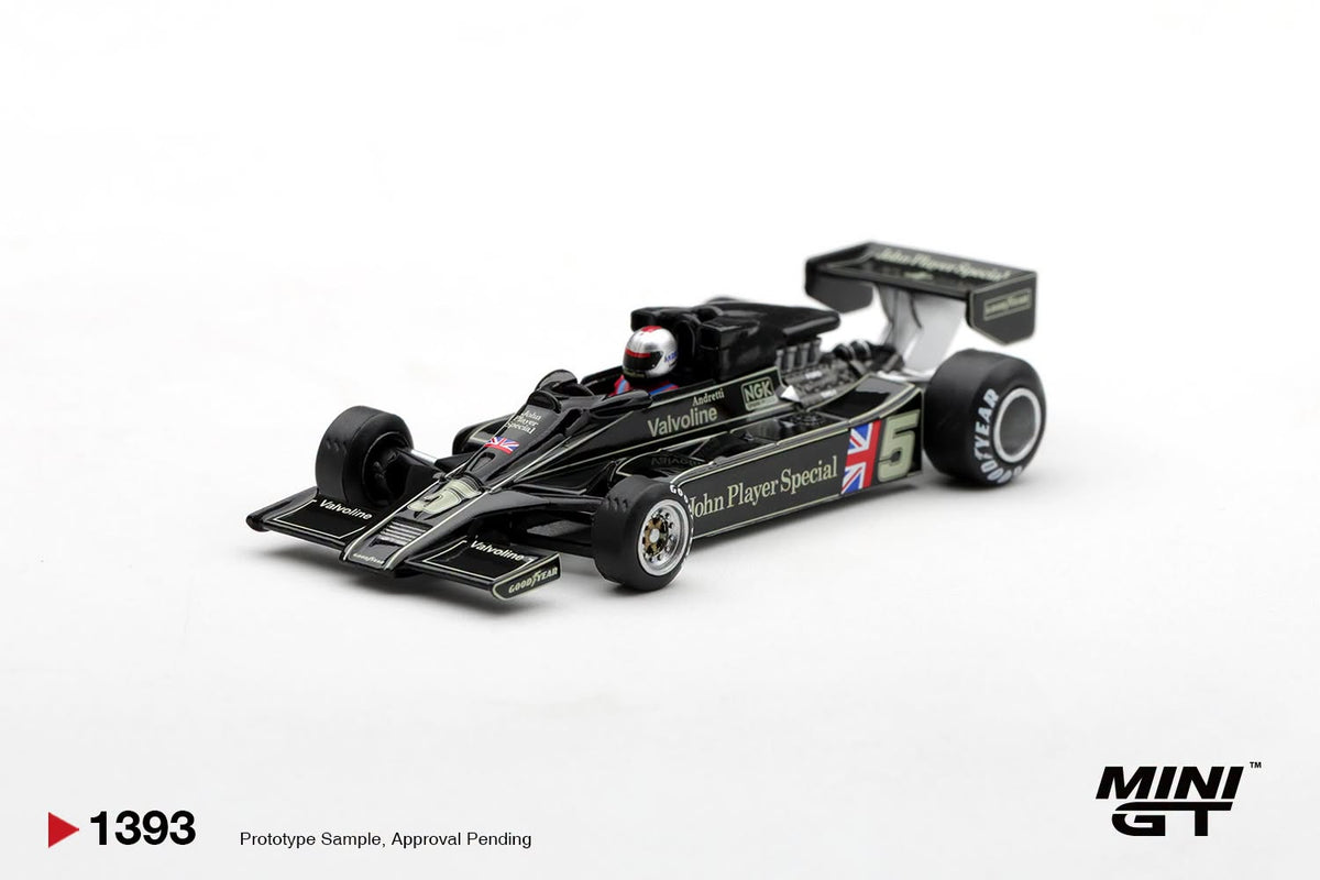 [PRE-ORDER] MINI GT Lotus 78 #5 Mario Andretti 1977 US GP West Winner MGT01393 1/64 Diecast