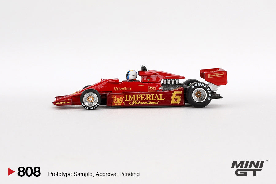 Mini GT Lotus 78 #6 Gunnar Nilsson 1977 Japanese GP Blister Packaging MGT00808 1/64 Diecast
