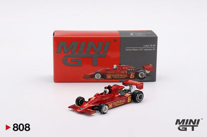 Mini GT Lotus 78 #6 Gunnar Nilsson 1977 Japanese GP Blister Packaging MGT00808 1/64 Diecast