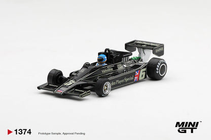 [Pre-Order] Mini GT Lotus 78 #6 Ronnie Peterson 1978 S. African GP Winner MGT01374 1/64 Diecast