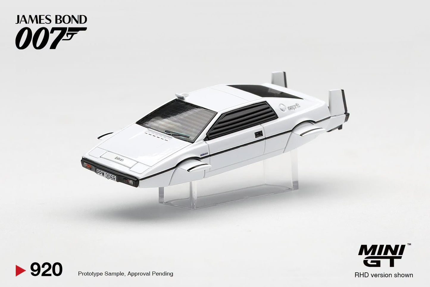 [Pre-Order] Mini GT Lotus Esprit S1 English Poster “The Spy Who Loved Me” Submarine MGT00920 1/64 Diecast