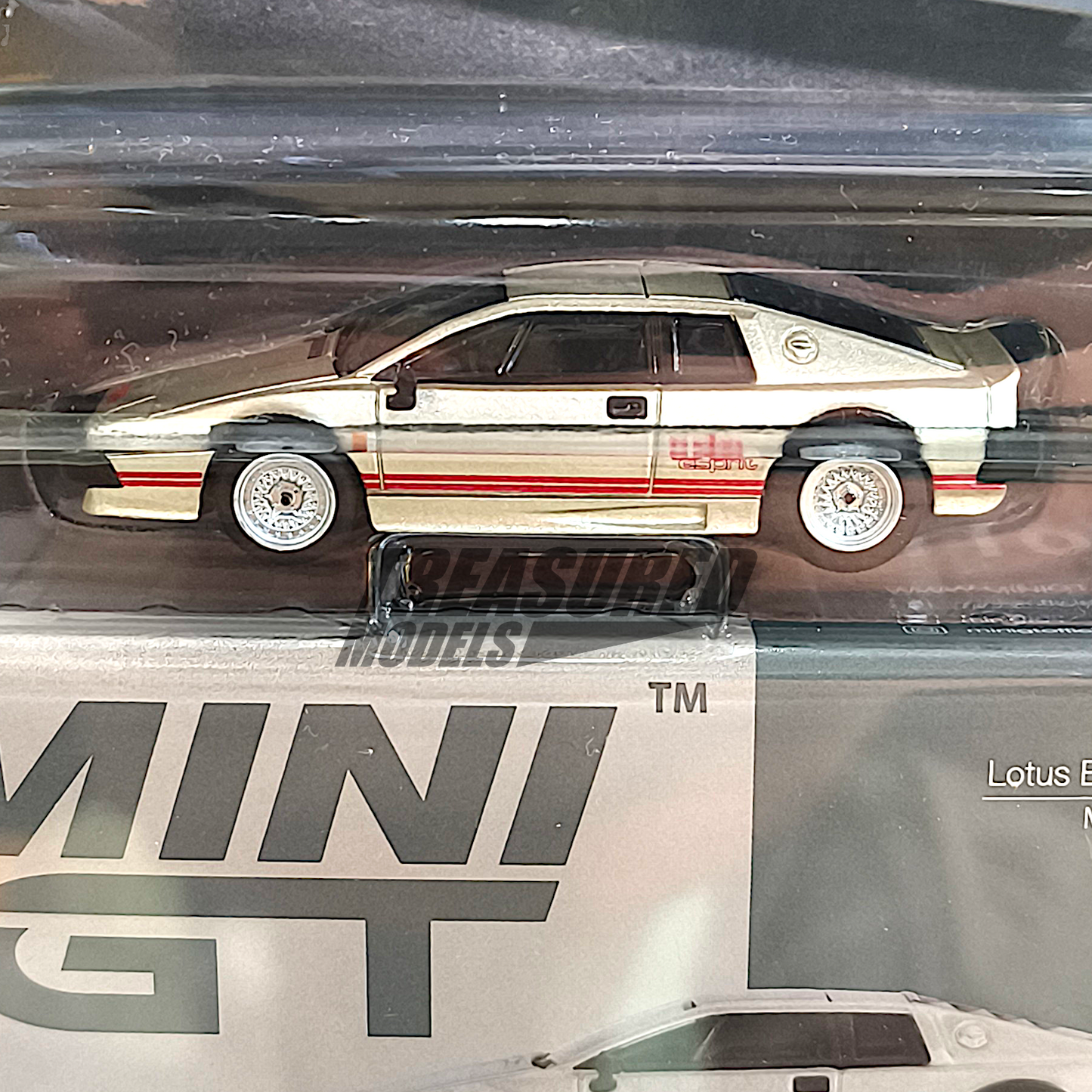 Mini GT Lotus Esprit Turbo Metallic Silver Blister Packaging MGT01109 1/64 Diecast